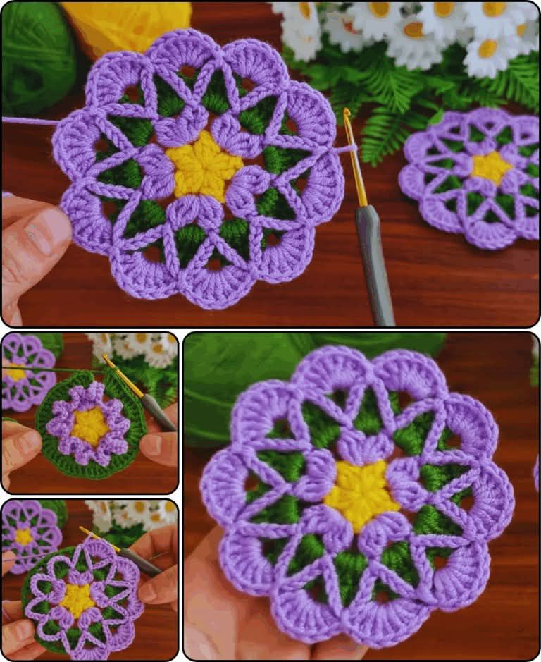 Super Easy Crochet Motif Super Easy Crochet Motif